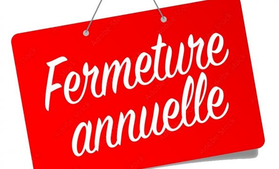 Fermeture annuelle des Bureaux de la Fédération.