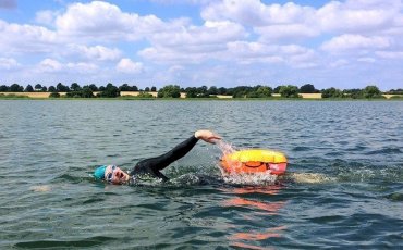 Etang de Baye - épreuve de nage en eau libre